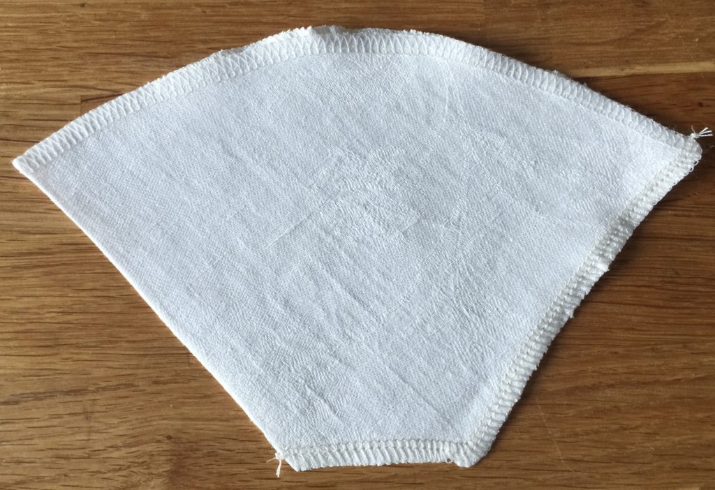 Kaffifiltur úr damaskvovnum lini